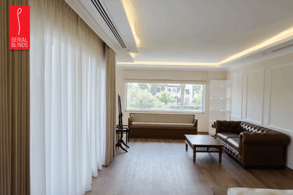 smart blinds and curtains Abu Dhabi Serial Blinds